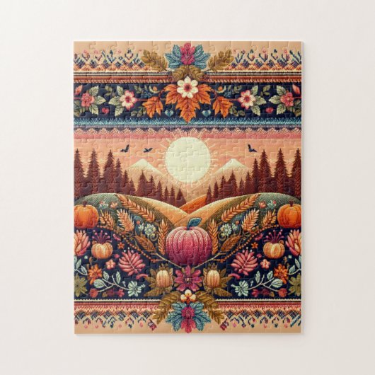 Klassische Messe Herbst/Herbst Puzzle (Vertikal)