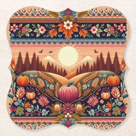 Klassische Messe Herbst/Herbst Untersetzer (Vorderseite)