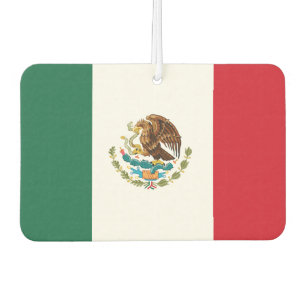 Klassische mexikanische Flagge Autolufterfrischer