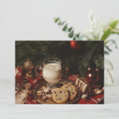 Klassische Milch und Cookies Einladung (Stehend Vorderseite)