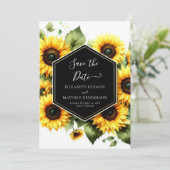 Klassische Mindestblütenhochzeit Save The Date (Stehend Vorderseite)