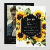 Klassische Mindestblütenhochzeit Save The Date (Vorne/Hinten)