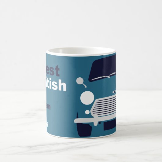 Klassische Mini-Autos minimalistische Tasse (Mittel)