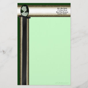 Klassische Miniatur (Jade/Grün) Briefpapier