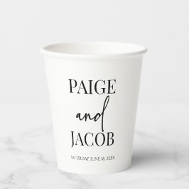 Klassische Minimal Minimalistische Individuelle Na Pappbecher
