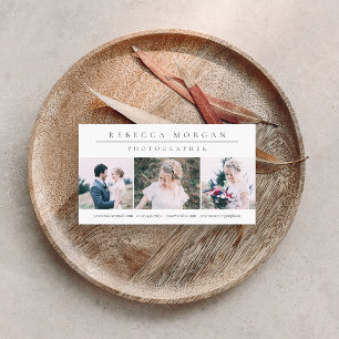 Klassische Minimalfotografie Visitenkarte