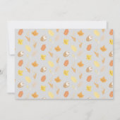 Klassische Minimalistisch Acorn Foto Erntedank Car Dankeskarte (Rückseite)