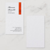 Klassische Minimalistische Berufliche Premium Pear Visitenkarte (Vorne/Hinten)