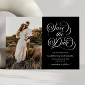 Klassische Minimalistische Hochzeit mit elegantem  Save The Date
