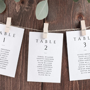 Klassische Minimalistische Hochzeitskarte Einladung
