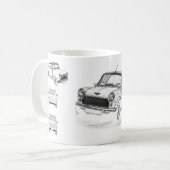 Klassische MiniTasse Kaffeetasse (Vorderseite Links)