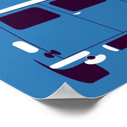 Klassische Minivan-Ausstellung Poster (Ecke)