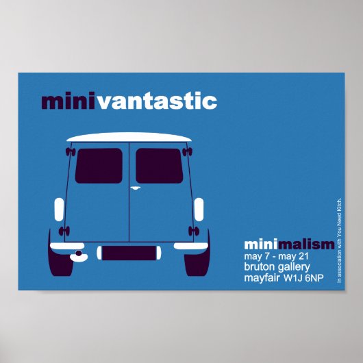 Klassische Minivan-Ausstellung Poster (Vorne)