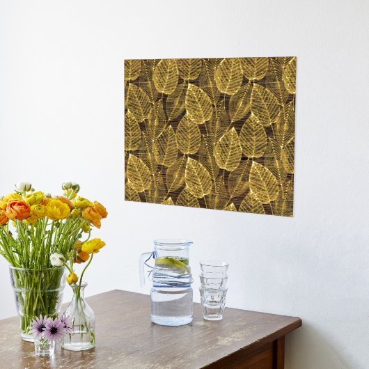 Klassische moderne Abstrakte Blätter Art Muster Go Foliendrucke (Ablage(Küche))