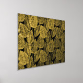 Klassische moderne Abstrakte Blätter Art Muster Go Foliendrucke (Ablage )