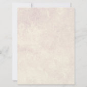 Klassische moderne antike islamische Hochzeit Einladung (Rückseite)