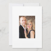 Klassische moderne Bokeh-Hochzeitslichter Termin m Save The Date (Rückseite)