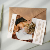 Klassische Moderne Elegante Minimalistische Blumen Einladung