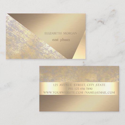 Klassische moderne geometrische,Abstrakte Imitate Visitenkarte (Vorne/Hinten)