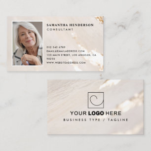 Klassische, moderne Goldfolien Berufliche Logos un Visitenkarte