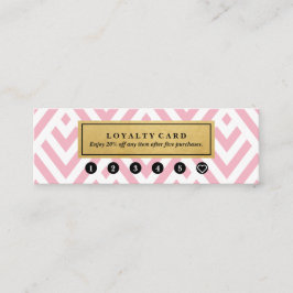 Klassische moderne mini visitenkarte