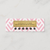 Klassische moderne mini visitenkarte (Vorderseite)