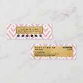 Klassische moderne mini visitenkarte (Vorne/Hinten)