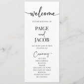 Klassische Moderne Minimal Minimalistische Einfach Programm (Vorderseite)