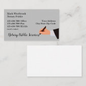 Klassische moderne Notdienste Visitenkarte (Vorne/Hinten)