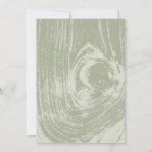 Klassische moderne Rustikale Frühlingssonne Einladung (Rückseite)