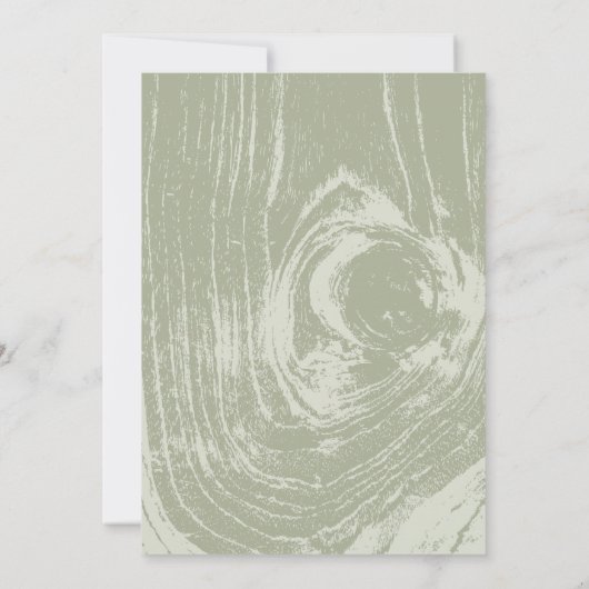 Klassische moderne Rustikale Frühlingssonne Einladung (Rückseite)