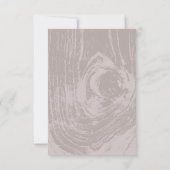 Klassische Moderne Rustikale Holzkörnerwoche Herbs RSVP Karte (Rückseite)