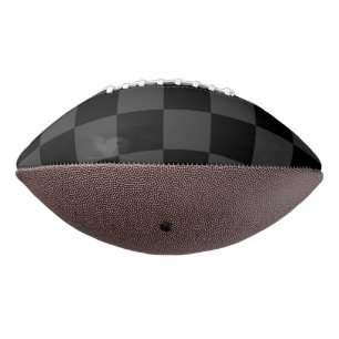 Klassische, moderne Schwarz-Smoky-Schwarz-Schachbr Football