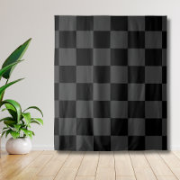 Klassische, moderne Schwarz-Smoky-Schwarz-Schachbr