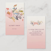 Klassische moderne Wasserfarben Visitenkarte (Vorne/Hinten)