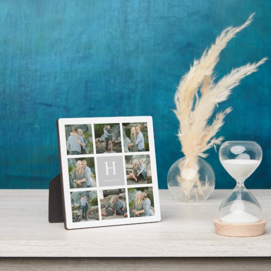 Klassische Monogramm-Collage Fotoplatte (InSitu)