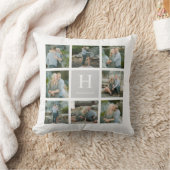 Klassische Monogramm-Collage Kissen (Decke)