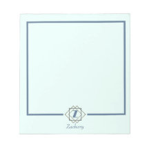 Klassische Monogramm Initial in Frames Individuell