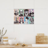 Klassische Monster-Kollektion Poster (Küche)