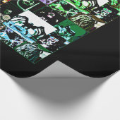 Klassische Monster-Verpackung Geschenkpapier (Ecke)