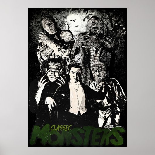 KLASSISCHE MONSTERS POSTER (Vorne)