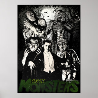 KLASSISCHE MONSTERS POSTER