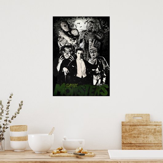 KLASSISCHE MONSTERS POSTER (Küche)