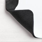 Klassische Morse-Code-Phrase in Schwarz und Weiß Mousepad (Ecke)