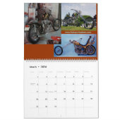 Klassische Motorrad-Chopper Kalender (Mär 2026)