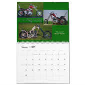 Klassische Motorrad-Chopper Kalender (Feb 2027)