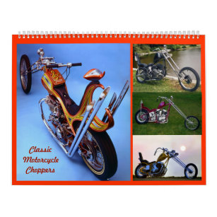 Klassische Motorrad-Chopper Kalender