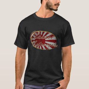 Klassische Motorrad-Japaner-Flagge T-Shirt