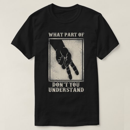 Klassische Motorradfahrer nicht verstehen, dass es T-Shirt (Design vorne)