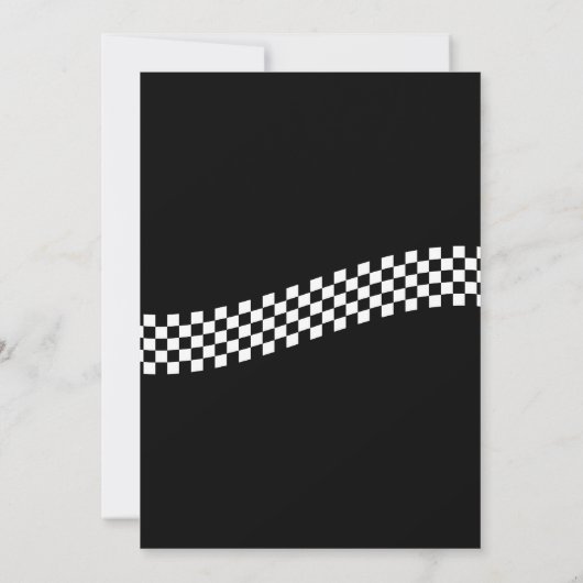 Klassische Motorradmechanik-Babydusche Einladung (Rückseite)